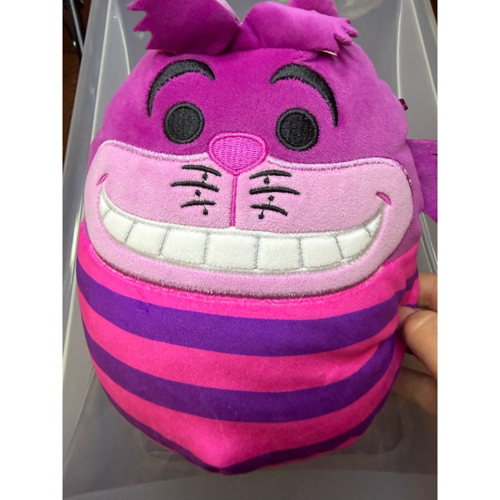 Disney Squishmallows Cheshire Cat Alice in Wonderland Pink Purple Plush 12 Inch‎